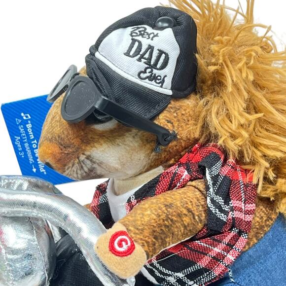 Animated Musical Squirrel on Motorcycle - Dances and Sings "Born To Be Wild" - Picture 2 of 10